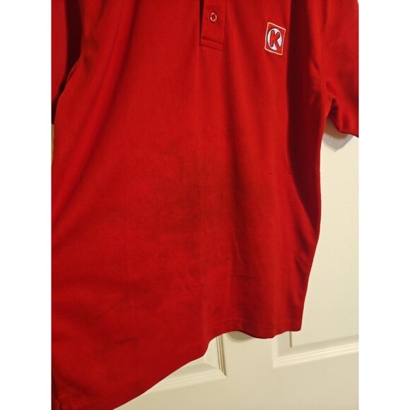 Official Circle K Polo Shirt Mens S Small Red Work Uniform Workwear Gas Station - Picture 4 of 6